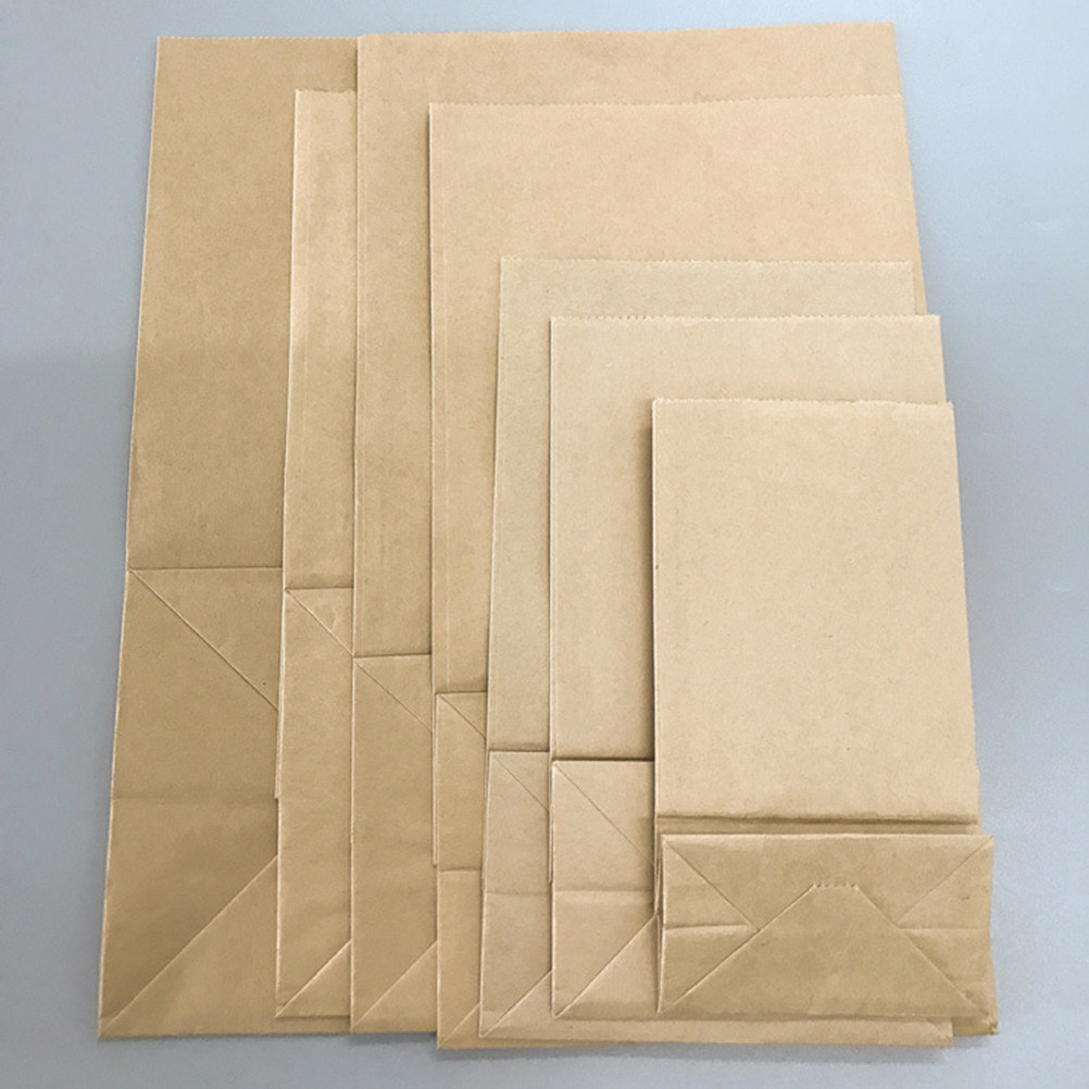 Food Storage Bag - 100 Sacos de Papel Kraft Pequenos