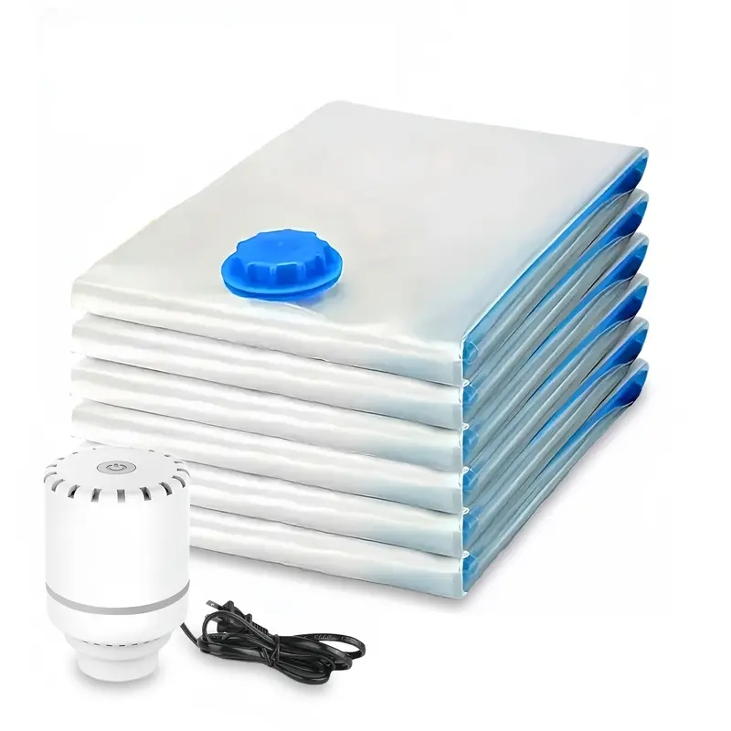 Food Storage Vacuum Seal Bags - Bomba Elétrica para Sacos a Vácuo,