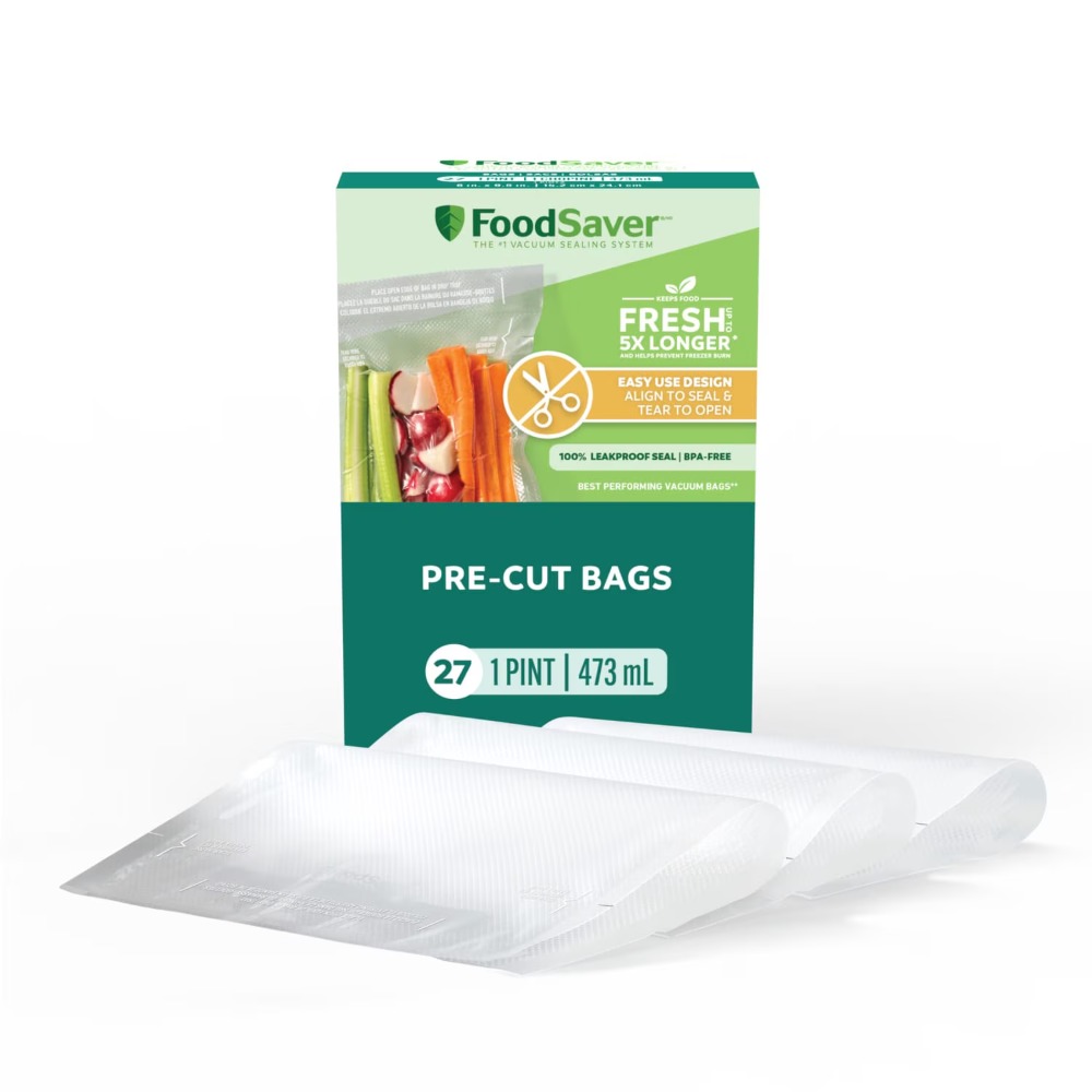 Food Storage Vacuum Seal Bags - Sacos a Vácuo FoodSaver Pint, Pacote