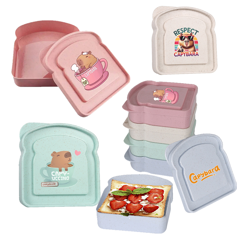 Food Storage Boxes With Lids - Capivara sanduíche caixa de armazenamento de