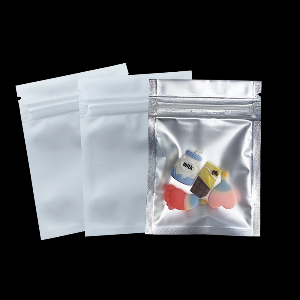 Food Storage With Lock - 100 pçs/lote fosco claro zip lock