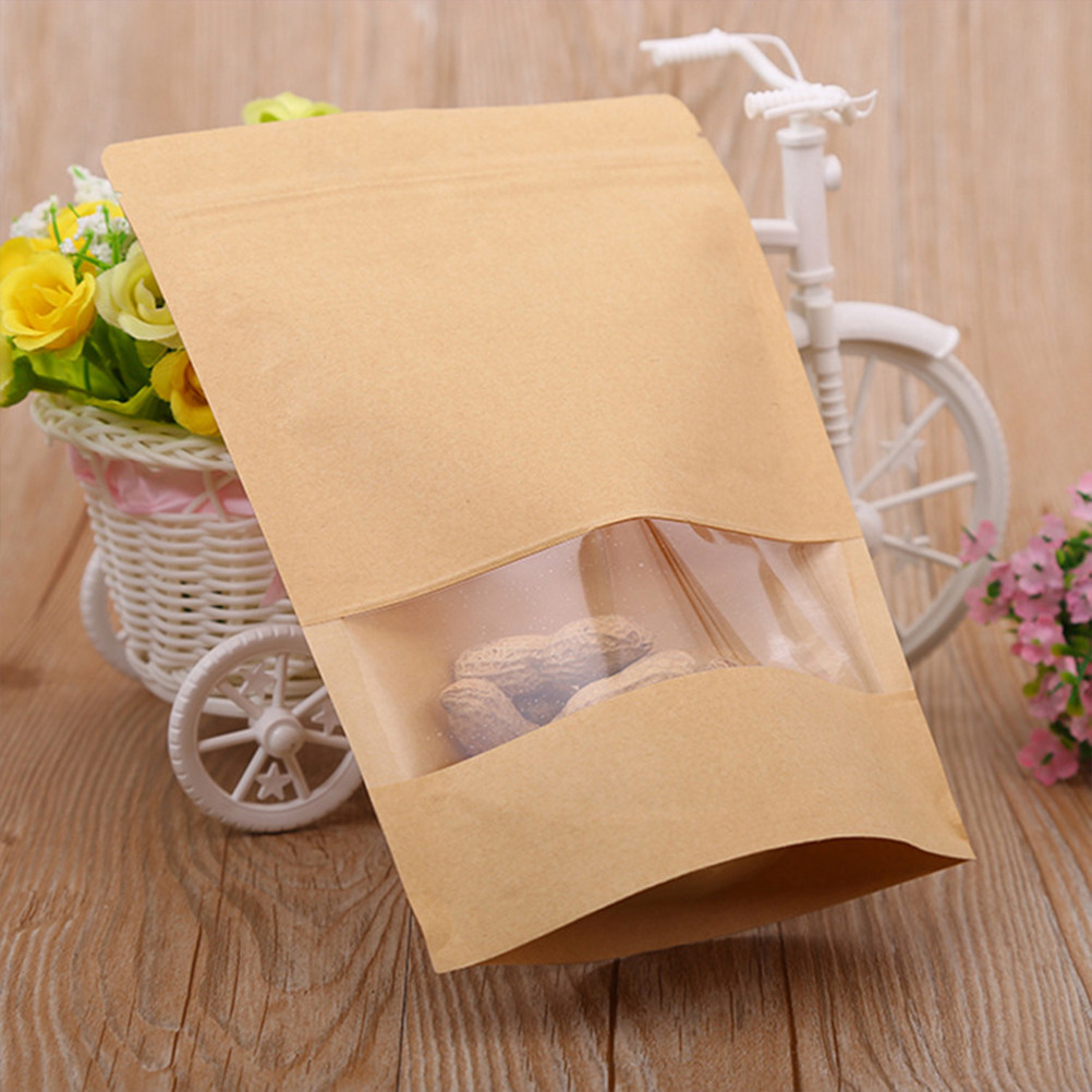 Food Storage Bag - 50 Sacos de Papel Kraft com