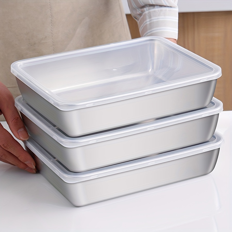 Food Storage No Plastic - 1-3 Peças de Recipientes de Armazenamento