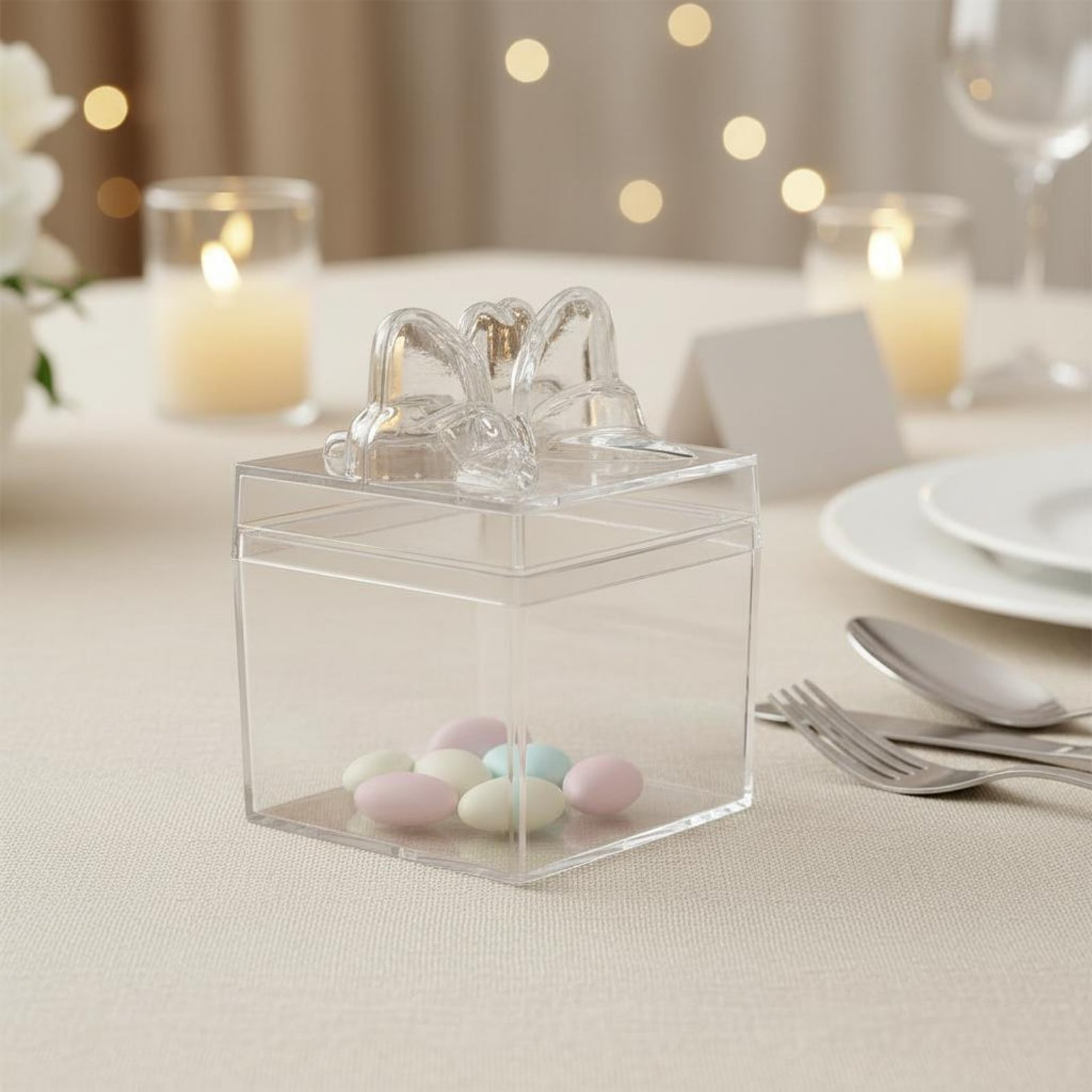 Food Storage Box Plastic - Caixa de Plástico Transparente para Doces