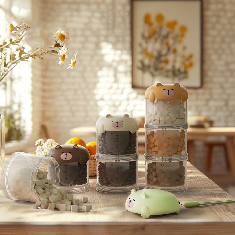Food Storage No Plastic - Caixa de Plástico Prática Multi-Camadas para