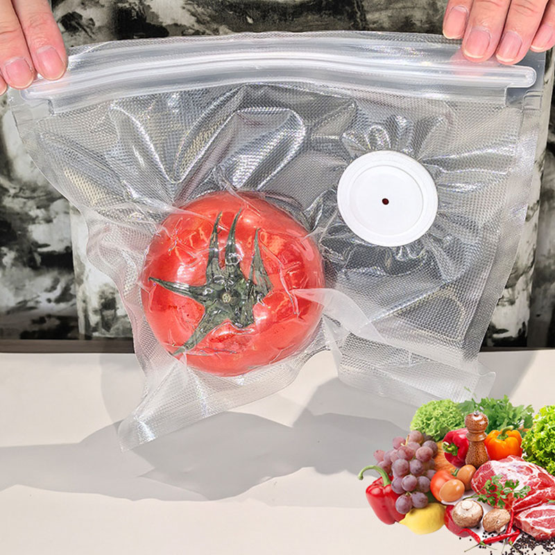 Food Storage Vacuum Seal Bags - Conjunto de sacos de armazenamento a
