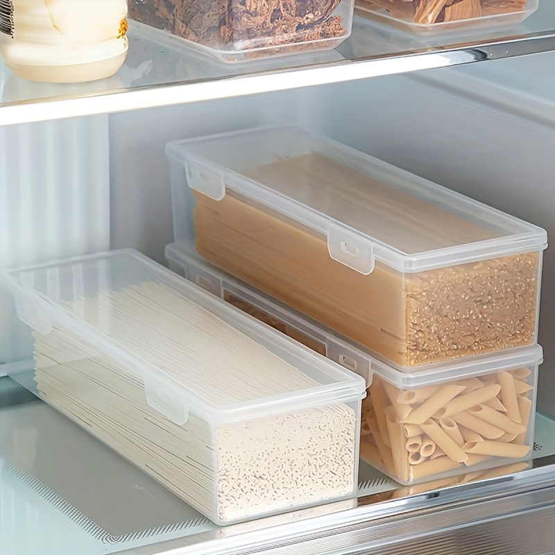 Food Storage Food Safety - Caixa plástica transparente do armazenamento do