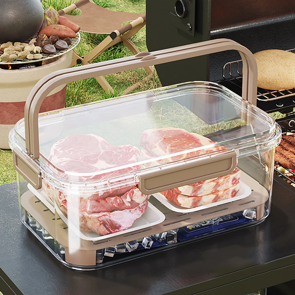 Food Storage Plastic Containers With Lids - Recipiente portátil de armazenamento de alimentos,