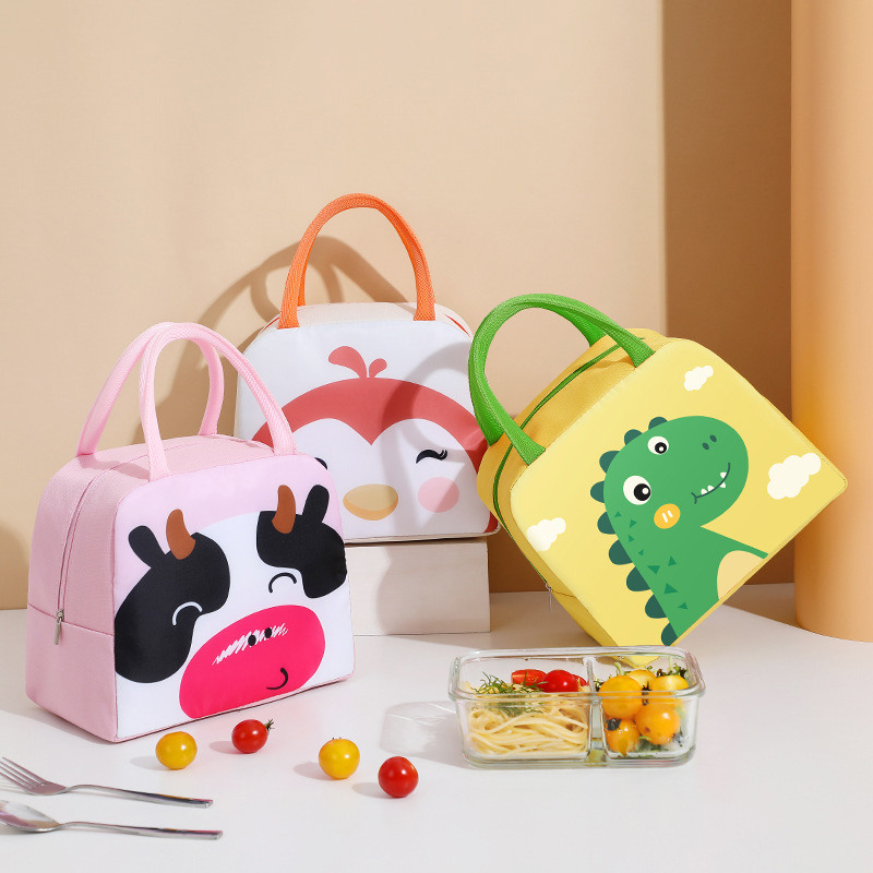 Food Storage Roll Bags - Lancheira dos desenhos animados para crianças,