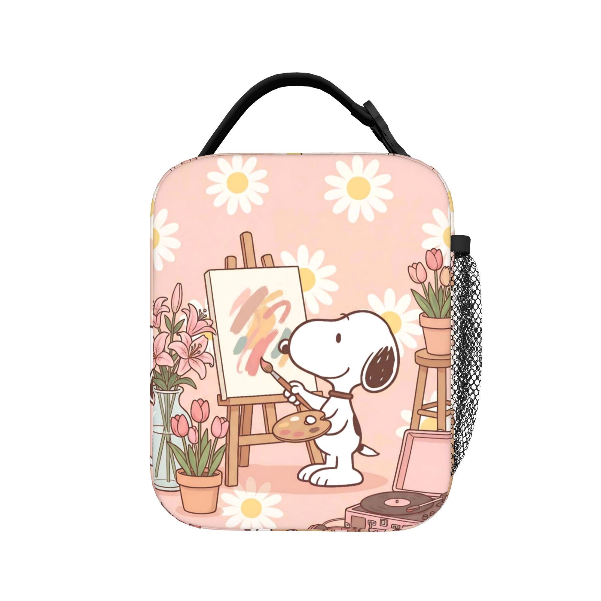 Food Storage Roll Bags - Lancheira Térmica Portátil S-Snoopys com Desenho