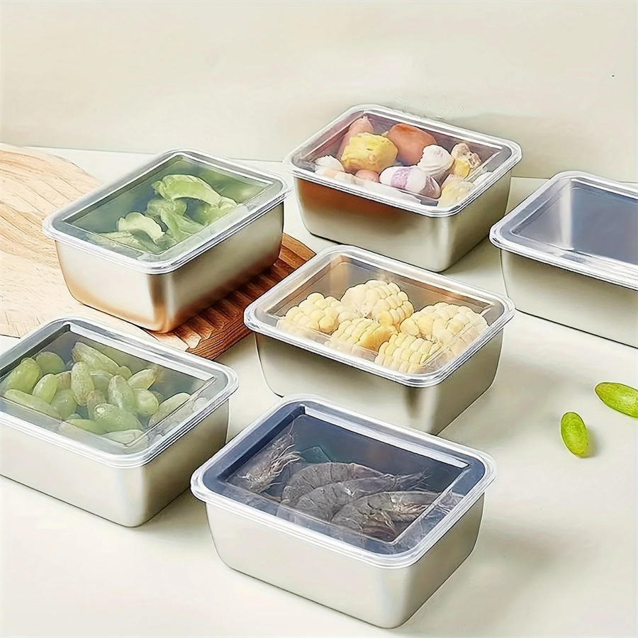 Food Storage Boxes With Lids - 1/3/5 pces caixa de armazenamento de