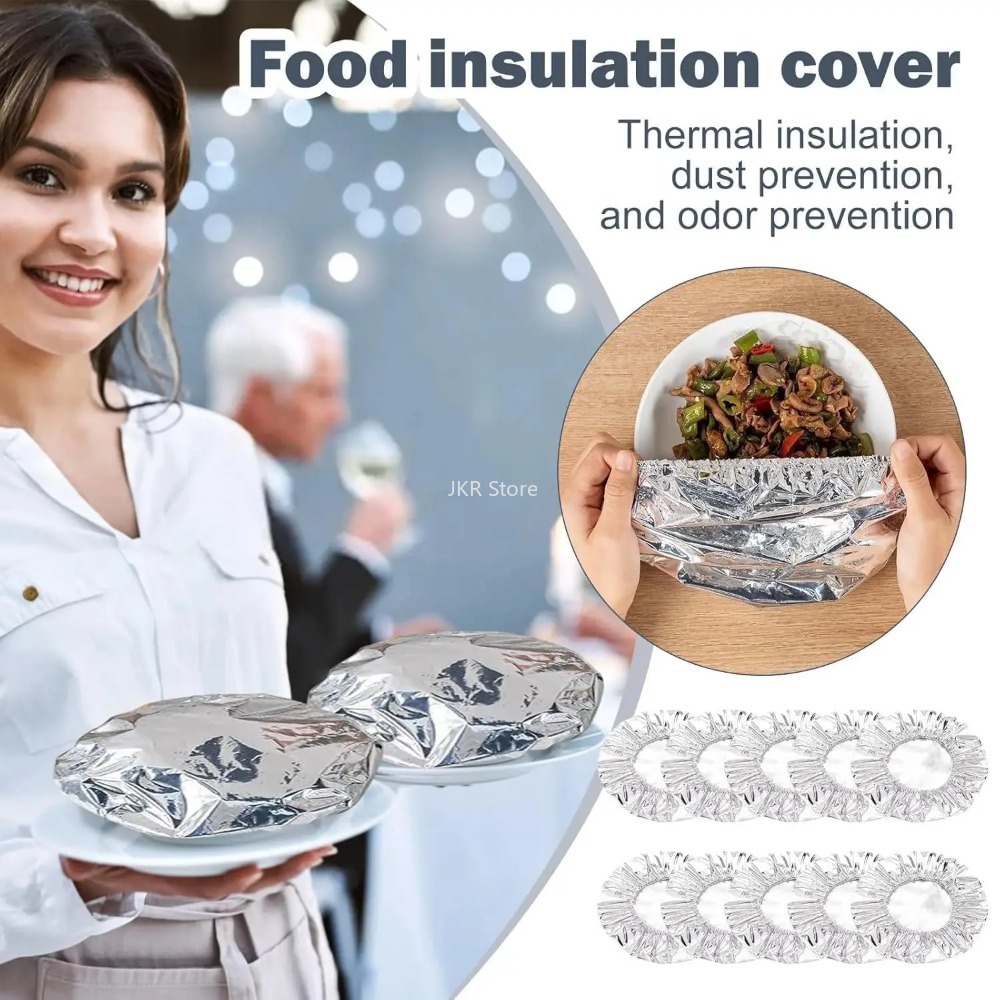 Tampas de Alumínio Reutilizáve - Food Storage Keep Hot avaliação e preço