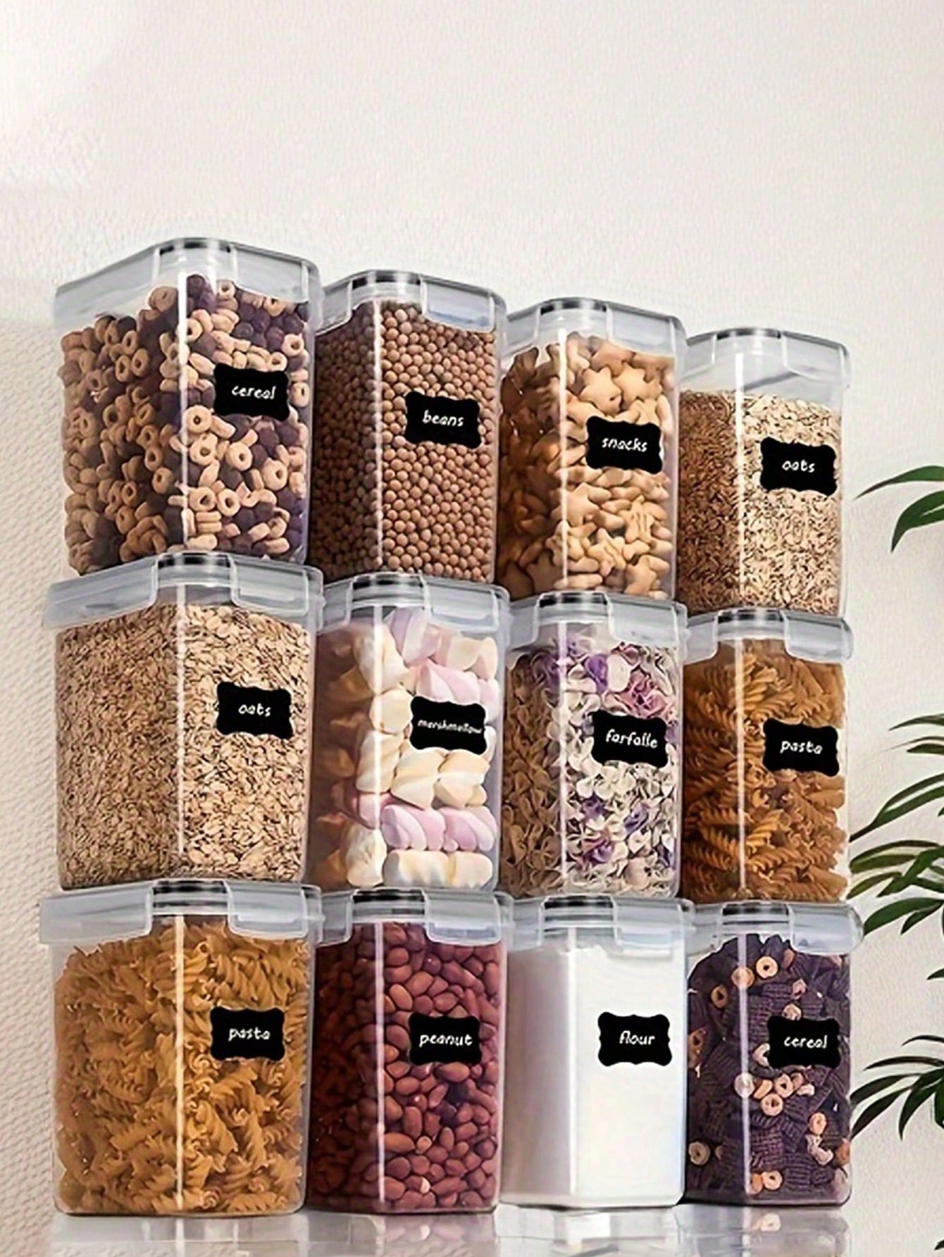 Conjunto de 48 Recipientes Her - Food Storage Plastic Containers With Lids avaliação e preço