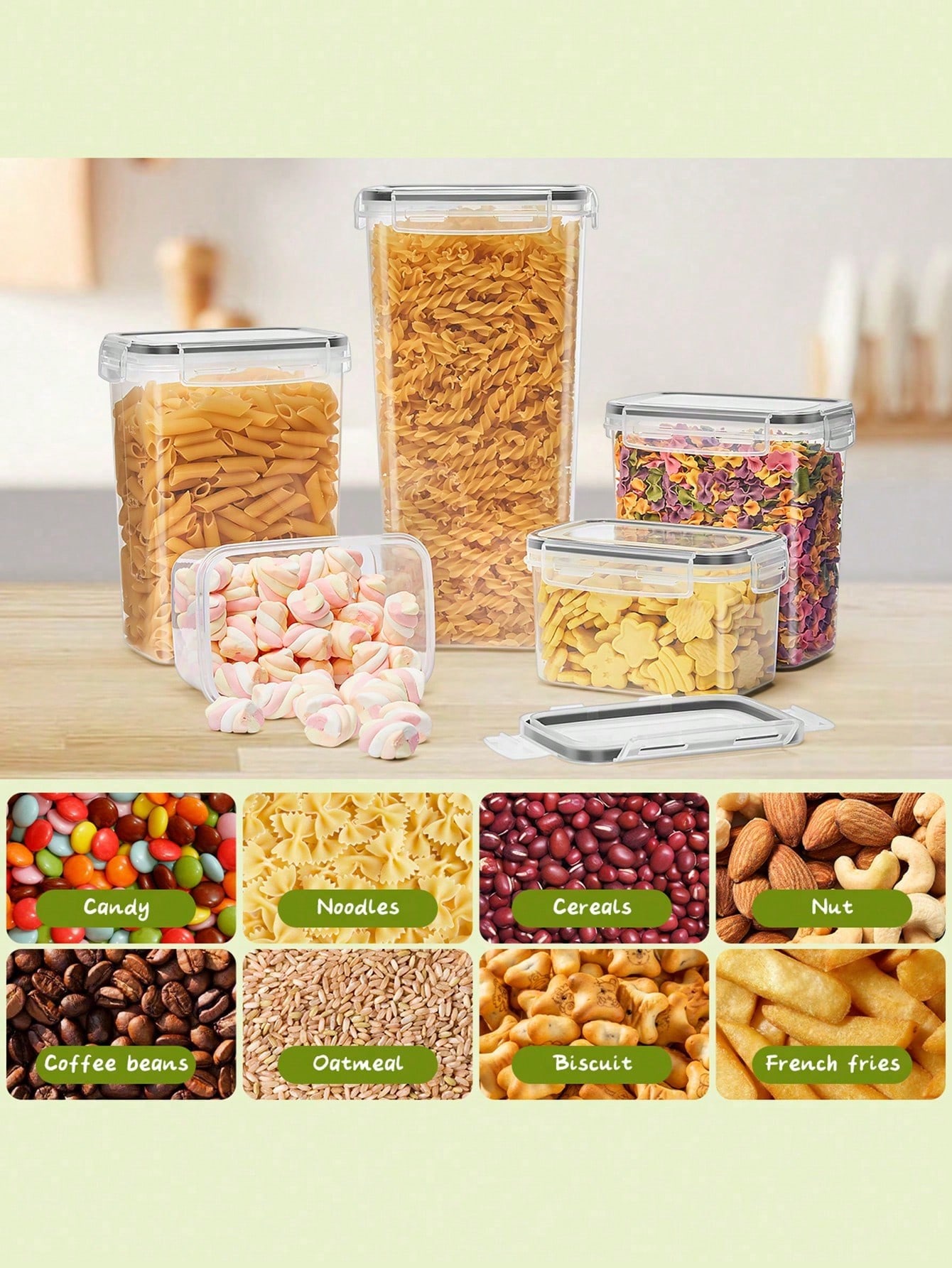 Conjunto de 48 Recipientes Her - Food Storage Plastic Containers With Lids avaliação e preço