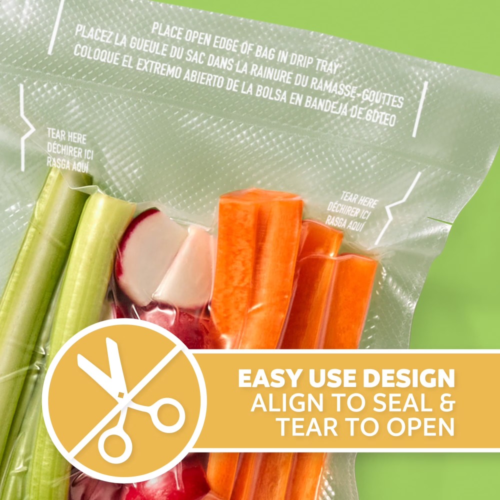 Sacos a Vácuo FoodSaver Pint,  - Food Storage Vacuum Seal Bags avaliação e preço