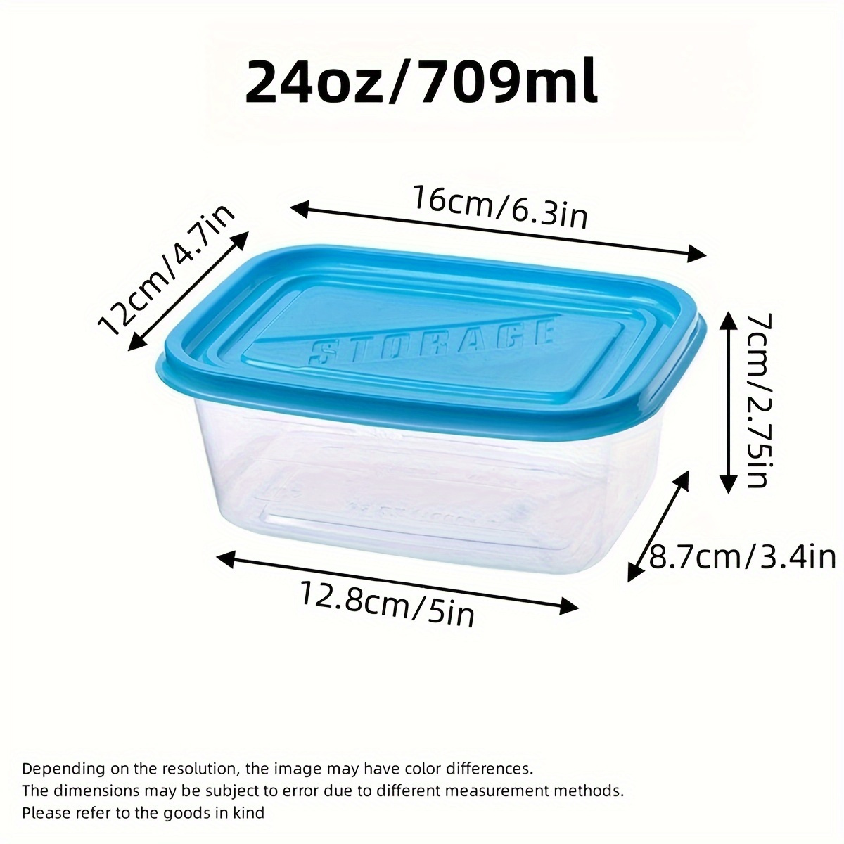 Conjunto de 6 Recipientes Tran - Food Storage Boxes With Lids avaliação e preço