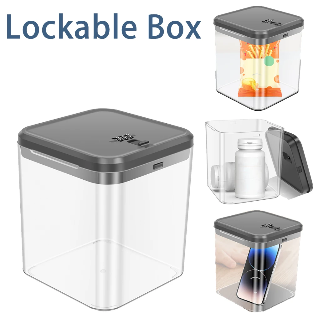 Caixa Transparente com Fechadu - Food Storage Locker avaliação e preço