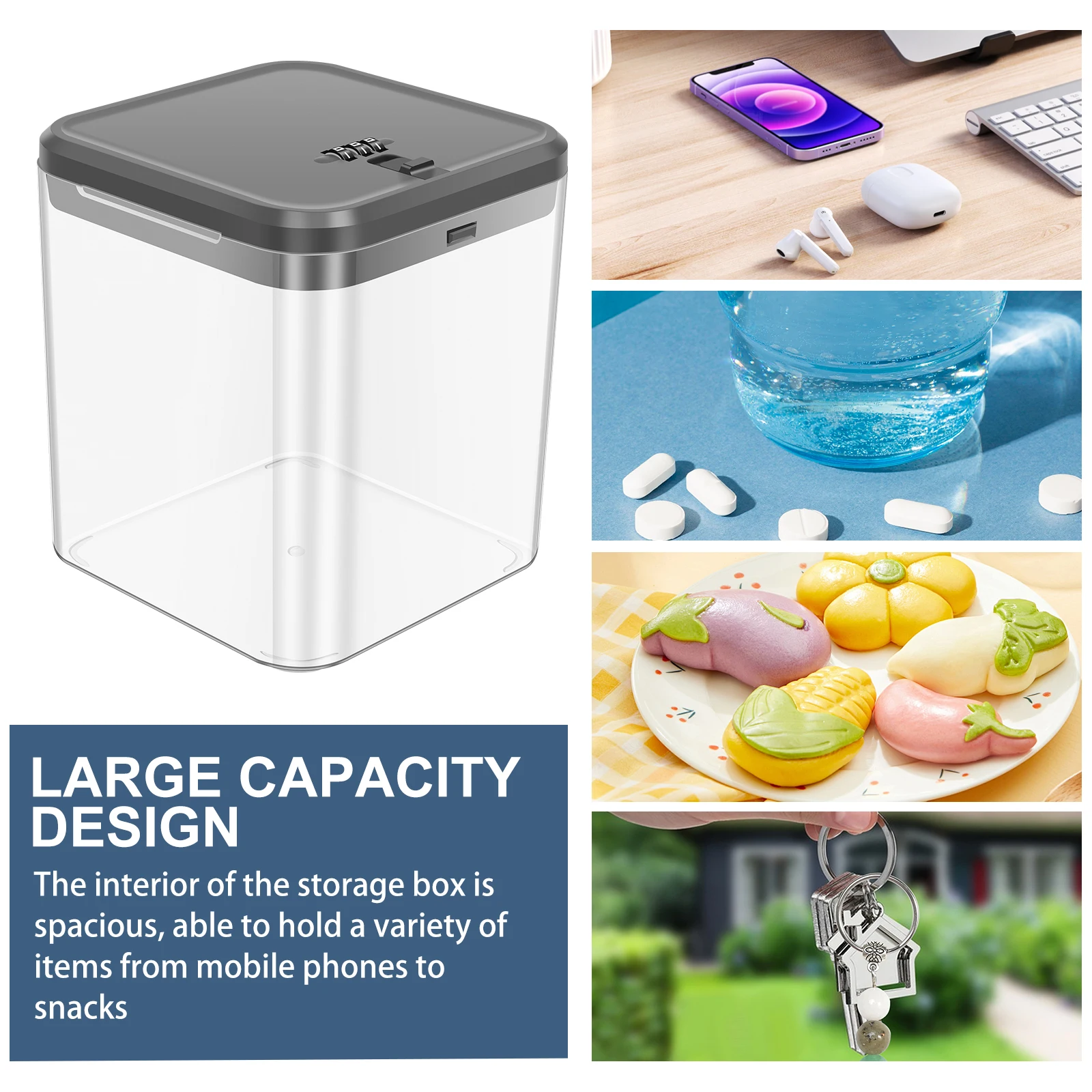 Caixa Transparente com Fechadu - Food Storage Locker avaliação e preço