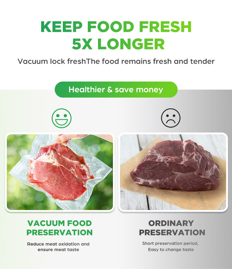 Máquina elétrica doméstica pro - Food Storage Vacuum Seal Bags avaliação e preço