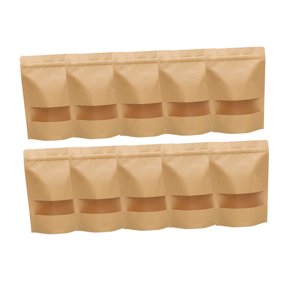 50 Sacos de Papel Kraft com Zí - Food Storage Bag avaliação e preço