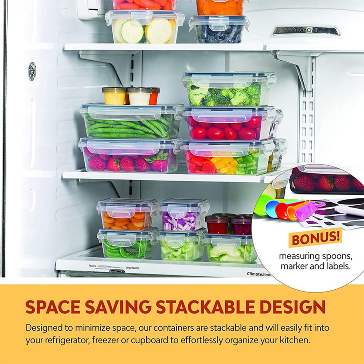 24 pçs/set caixa de armazename - Set Food Storage avaliação e preço