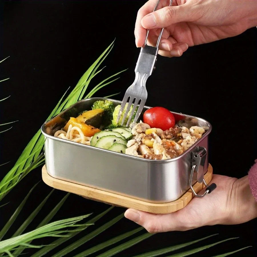 Nova Lancheira de Aço Inoxidáv - Food Storage Boxes With Lids avaliação e preço