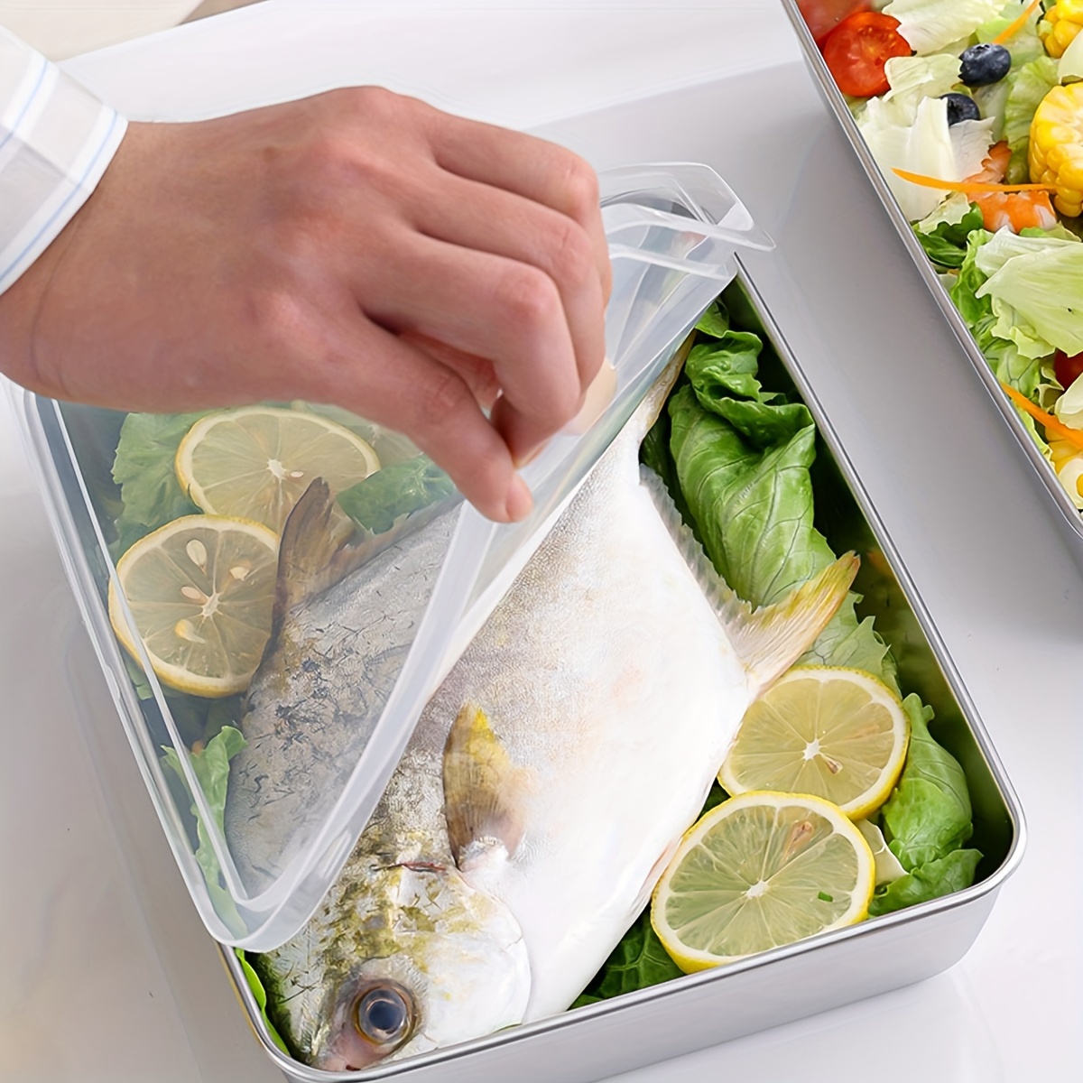 1-3 Peças de Recipientes de Ar - Food Storage No Plastic avaliação e preço
