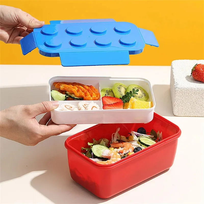 Lancheira diy bloco de constru - Food Storage Building avaliação e preço