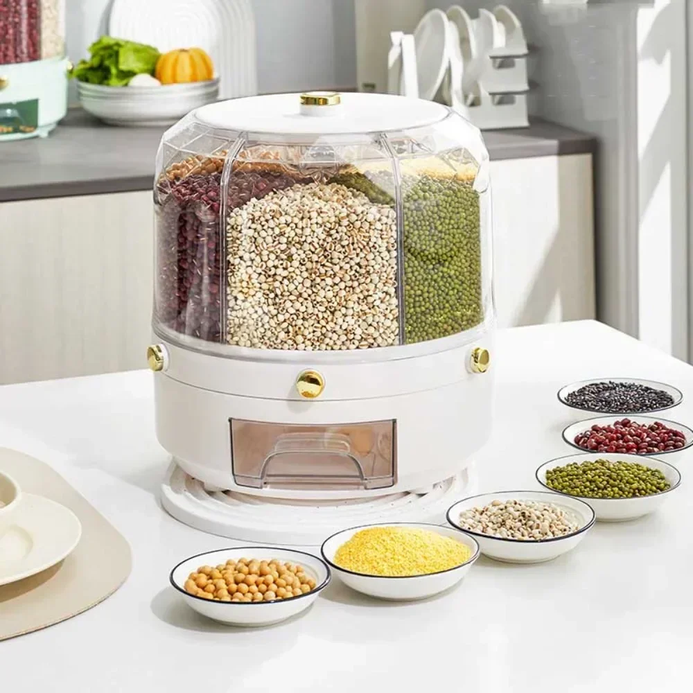 Dispensador de Grãos Rotativo  - Food Storage No Plastic avaliação e preço