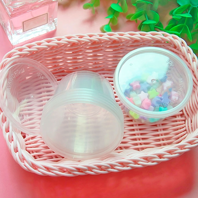 5/10 pces 100ml plástico desca - Xmas Food Storage Containers avaliação e preço