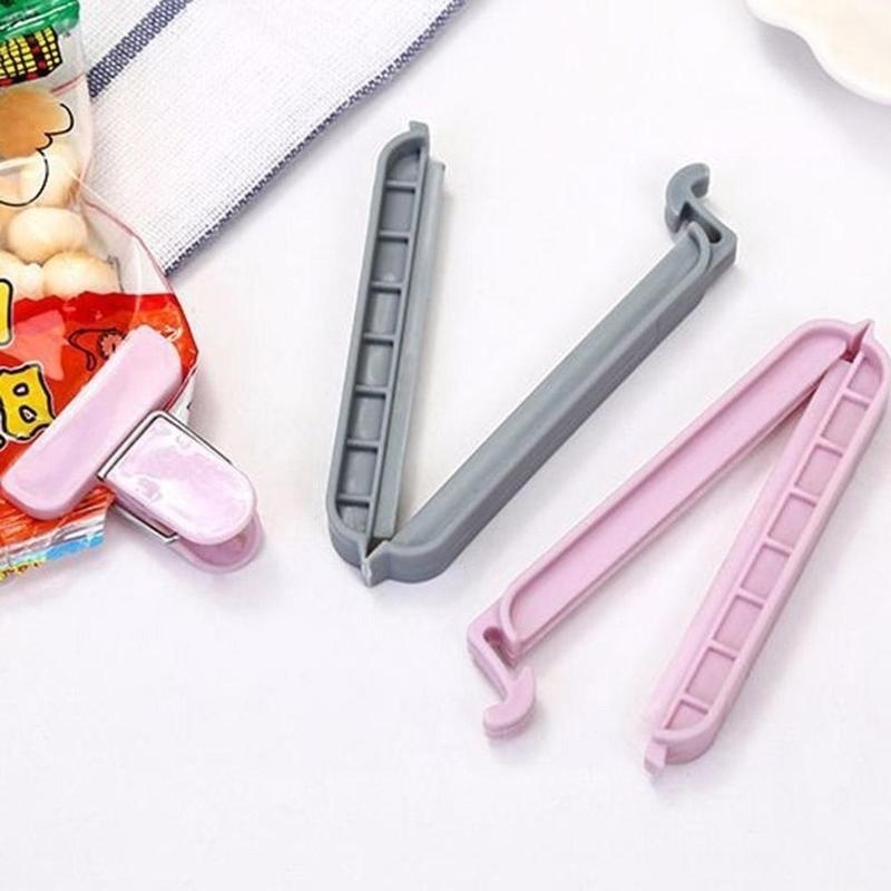 Novo Kit com 12/24 Clipes Plás - Food Storage Vacuum Seal Bags avaliação e preço
