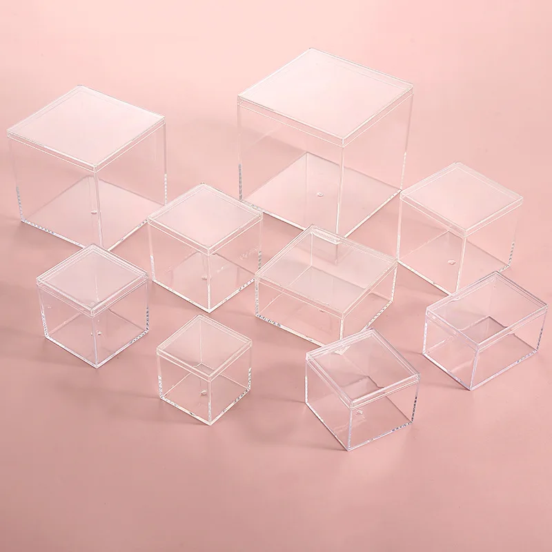 12pçs caixas acrílicas transpa - Xmas Food Storage Containers avaliação e preço