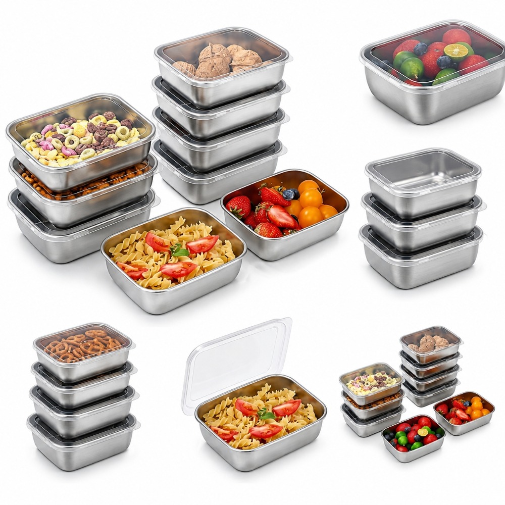 Conjunto de 6 Recipientes de A - Set Food Storage avaliação e preço