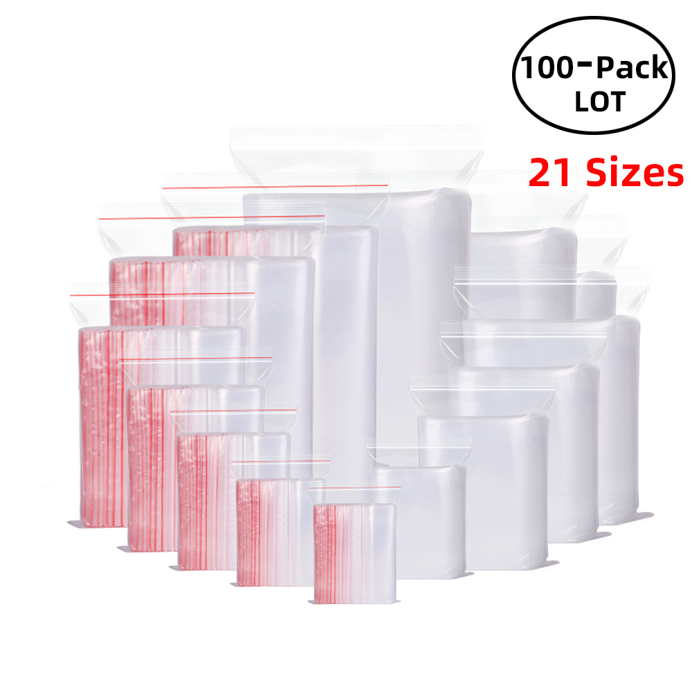 100 unidades/pacote sacos de b - Food Storage With Lock avaliação e preço