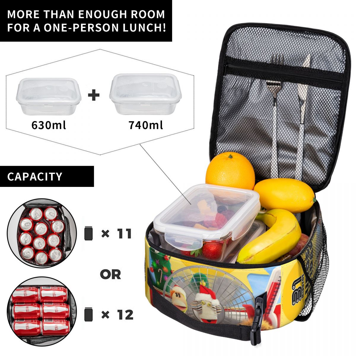 Bolsa Térmica Isolada de Desen - Xmas Food Storage Containers avaliação e preço