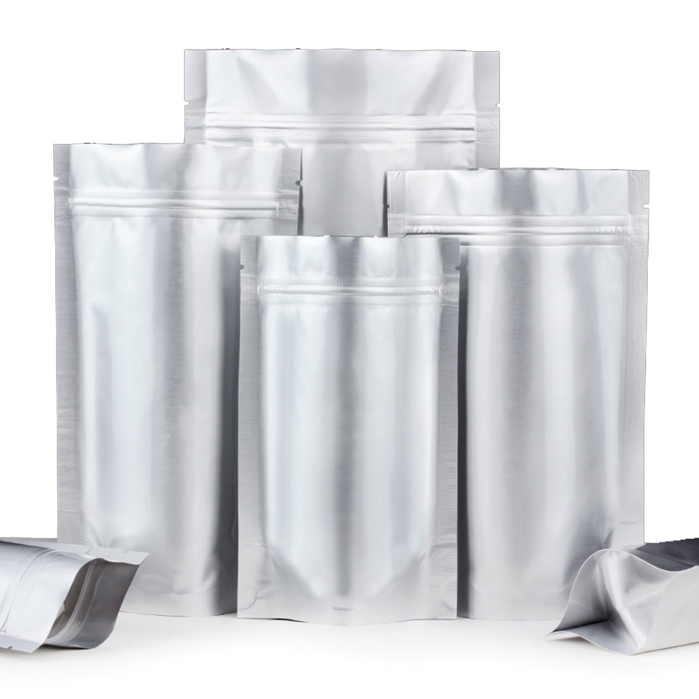 Prata Zip Lock Pure Mylar Folh - Food Storage Locker avaliação e preço