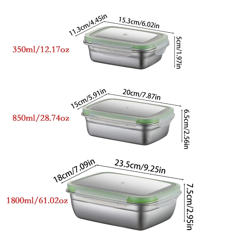 Conjunto de lancheira de aço i - Set Food Storage avaliação e preço