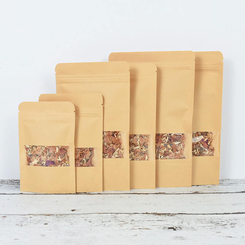 20/50 pçs sacos de papel kraft - Food Storage With Lock avaliação e preço