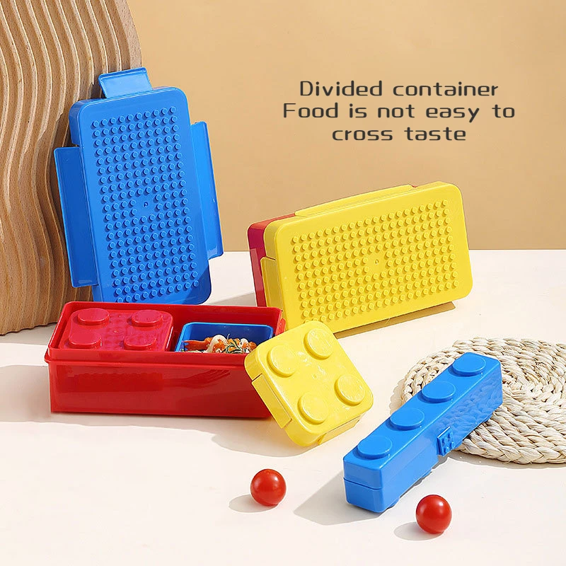 Bloco De Construção Lunch Box  - Food Storage Building avaliação e preço