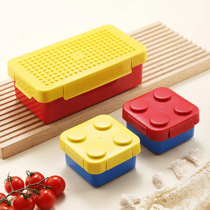 Bloco De Construção Lunch Box  - Food Storage Building avaliação e preço