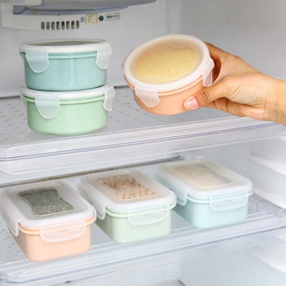 Conjunto de 5 Recipientes Plás - Food Storage With Lock avaliação e preço