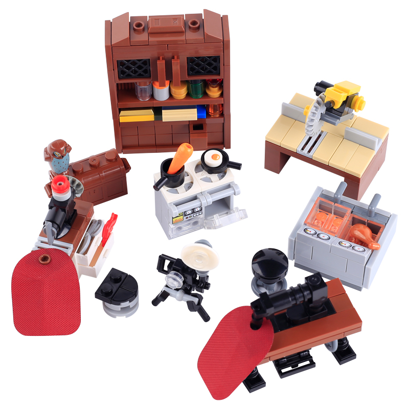 Blocos de Montar MOC: Supermer - Food Storage Building avaliação e preço