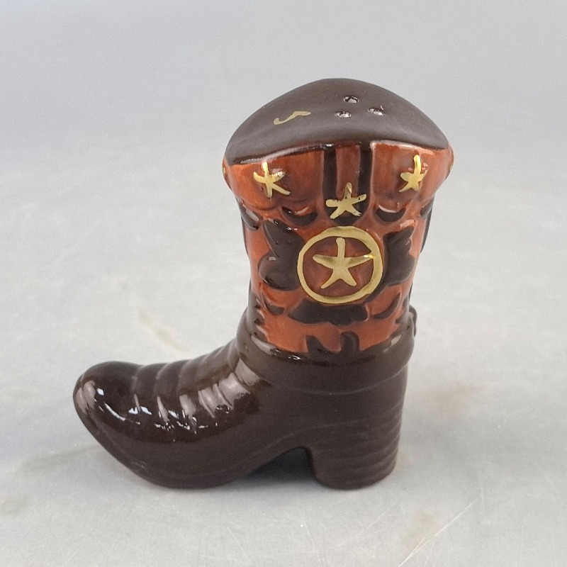Botas vintage cerâmica tempero - Set Food Storage avaliação e preço