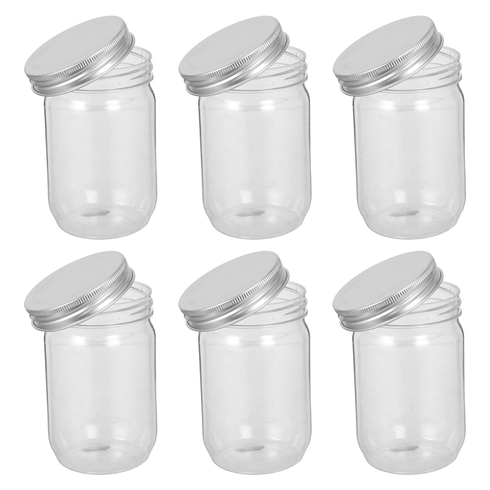Conjunto de 6 Frascos de Plást - Food Storage Plastic Containers With Lids avaliação e preço