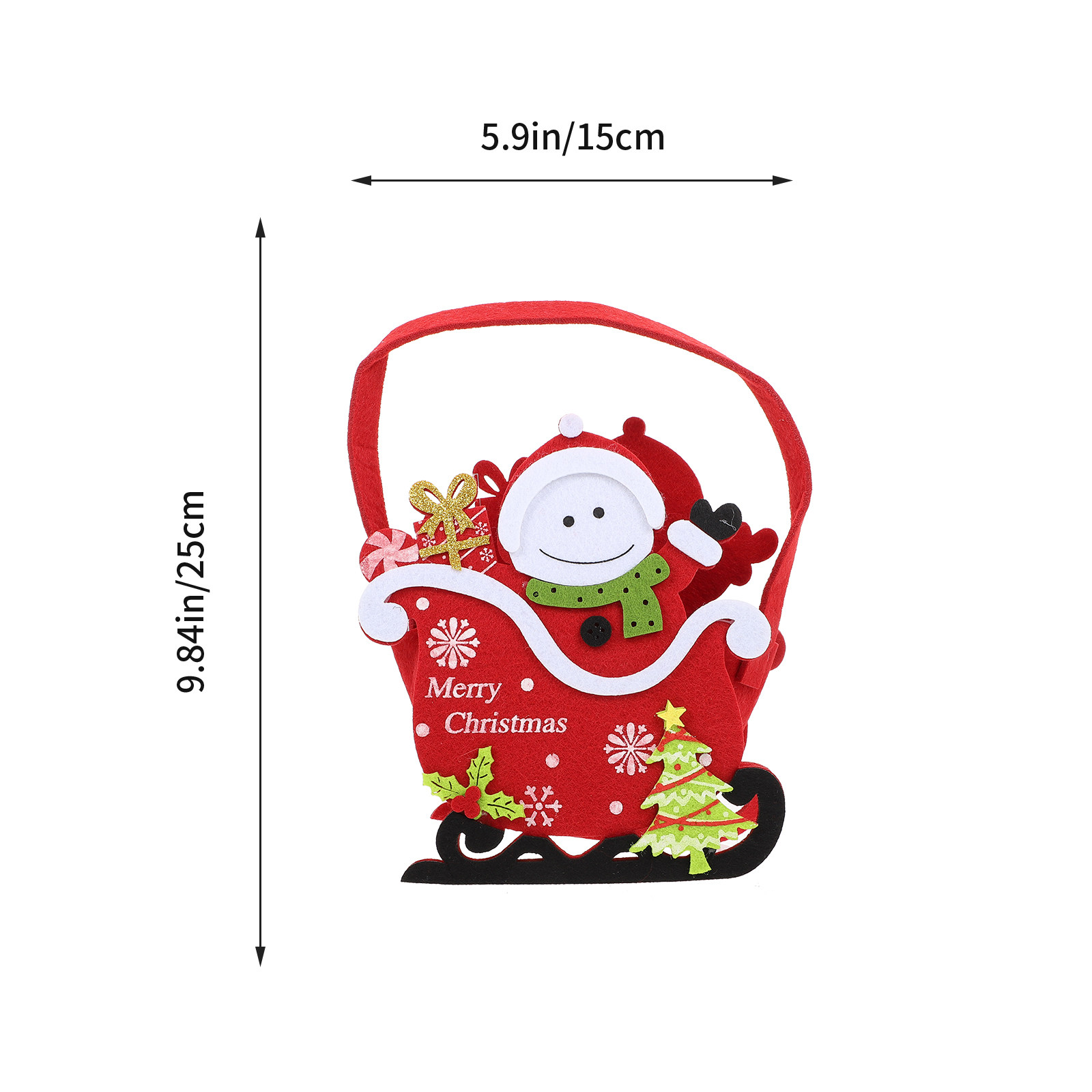 Cesta de Natal para Doces, 1 P - Xmas Food Storage Containers avaliação e preço