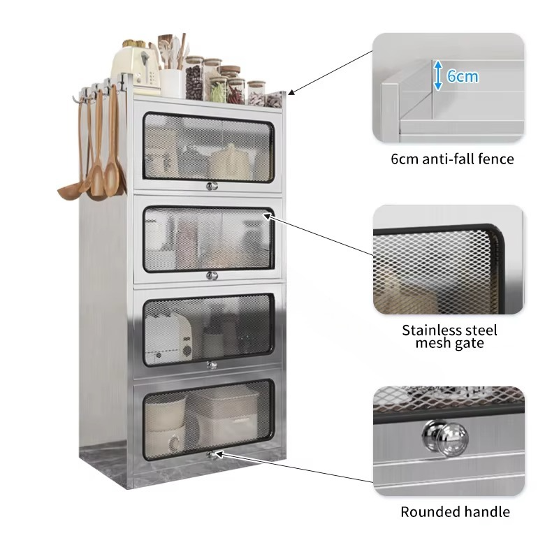 Armário de cozinha de aço inox - Food Storage Locker avaliação e preço