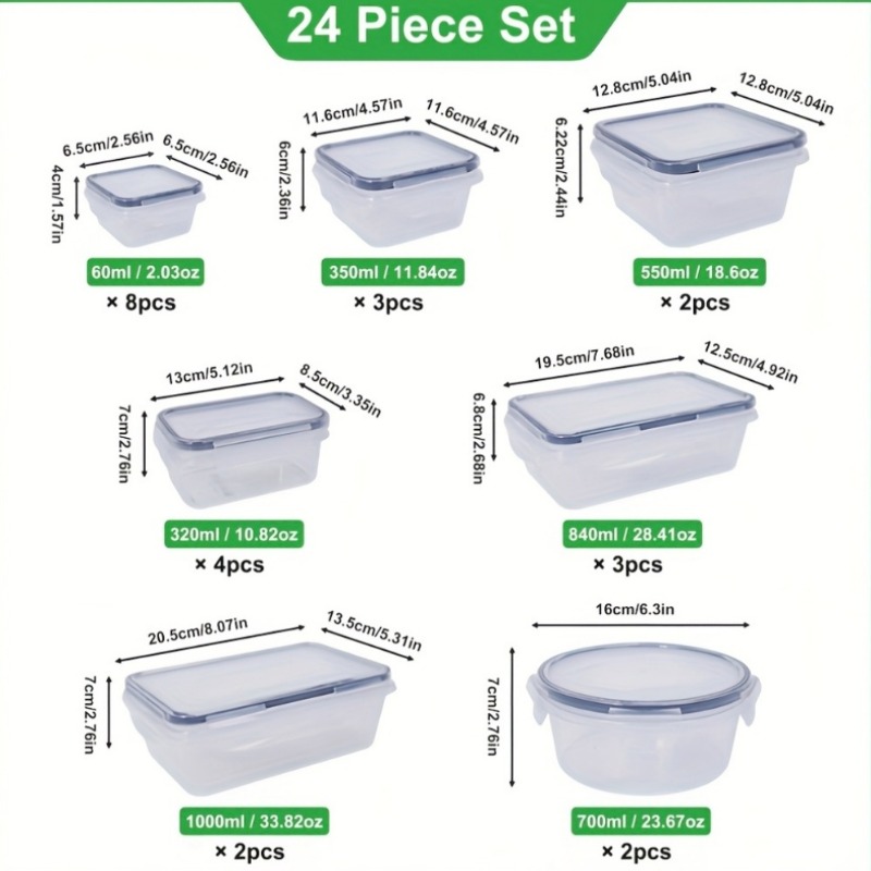 Conjunto de Armazenamento de A - Food Storage Boxes With Lids avaliação e preço
