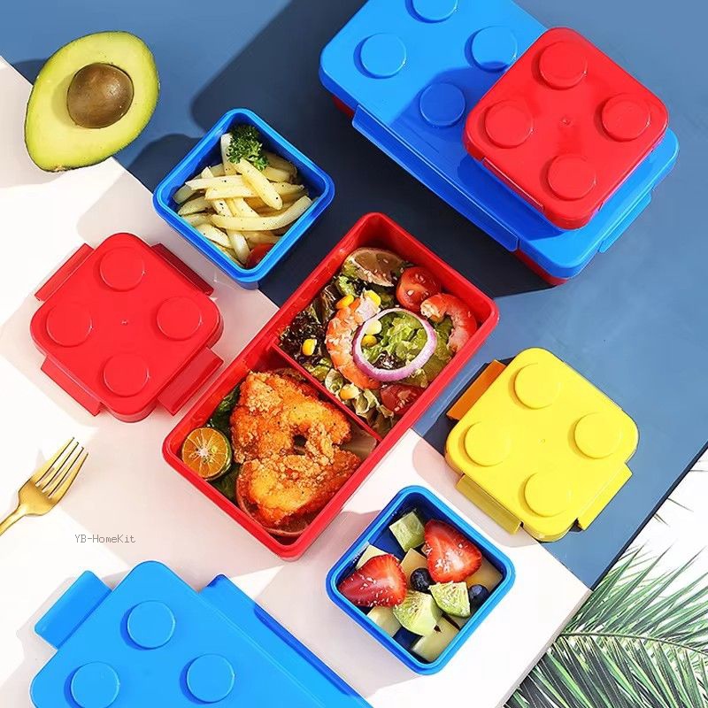 Diy bloco de construção lanche - Food Storage Building avaliação e preço