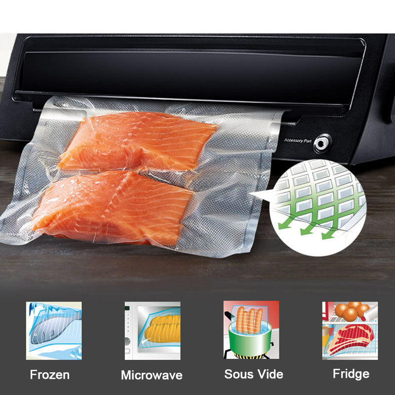 Sacos seladores de alimentos a - Food Storage Vacuum Seal Bags avaliação e preço