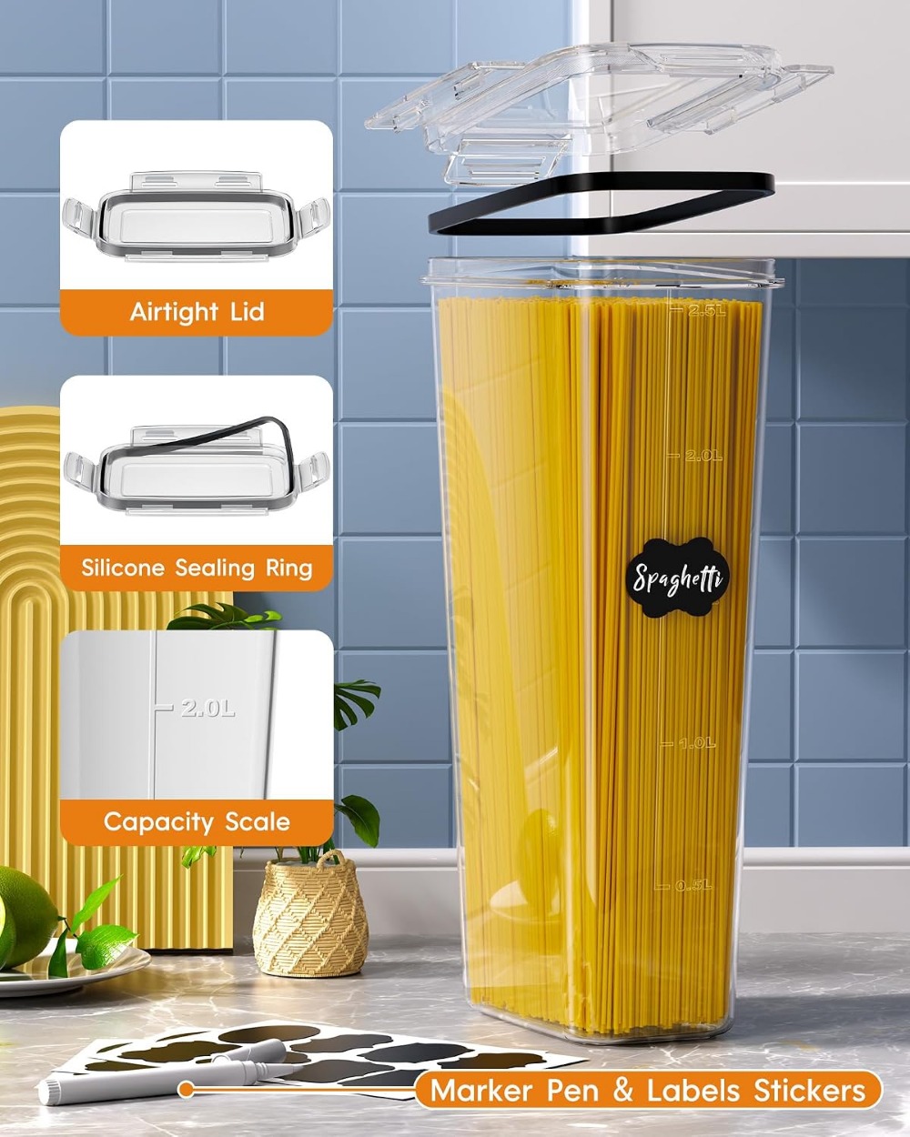 24 PCS Recipientes de Armazena - Food Storage Plastic Containers With Lids avaliação e preço